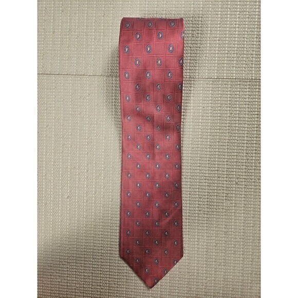 BROOKS‎ BROTHERS 346 Silk Pink Floral Design Tie 58" Made in USA NWT - Picture 1 of 6